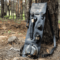 IROKEZ BS24 – handgefertigtes Grillset im Lederetui – 28 tlg.