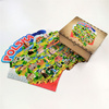 Drewniane Puzzle Mapa Polski – 133 Elementy z Zabytkami i Zwierzętami POL-PZ-001