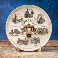 Plate 20cm Germany ceramic wall decorative collectible souvenir Suvenix DE-MT-097