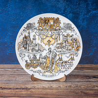 Neuschwanstein Castle Ceramic Wall Plate 20 cm – Bavaria Souvenir DE-MT-105