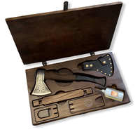 Topór SCYTA w prezentowym drewnianym kuferku - ręcznie wykonany TR43