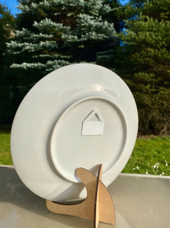 Talerz porcelanowy dekoracyjny Berlin kolorowy na ścianę 20cm DE-MT-007