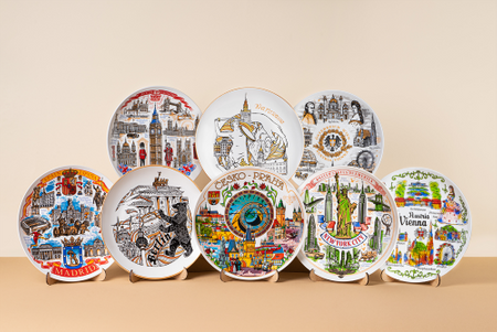 Talerz 20cm Polska ceramiczny ozdobny na ścianę pamiątka Suvenix POL-MT-187