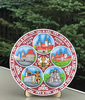 Tallinn ręcznie malowany talerz ścienny 3D - EE-PT-003