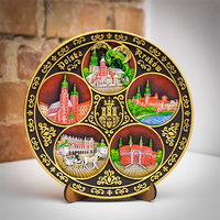 Teller 20cm Krakau aus Keramik handbemalt dekoratives Wand-Souvenir aus Polen Suvenix POL-PT-073