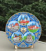 Talerz ceramiczny dekoracyjny 20cm Tallinn ręcznie malowany EE-PT-002