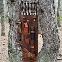 INDIANIN MAJA BS21 – handmade skewer set in a leather quiver