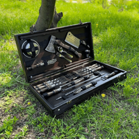 Gorillas BBQ NK-32K TUR 2.0 BBQ Skewer Gift Set in Wooden Case