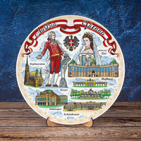 Teller 20cm Wien Keramik Wanddekoration Souvenir aus Österreich Suvenix AT-MT-018
